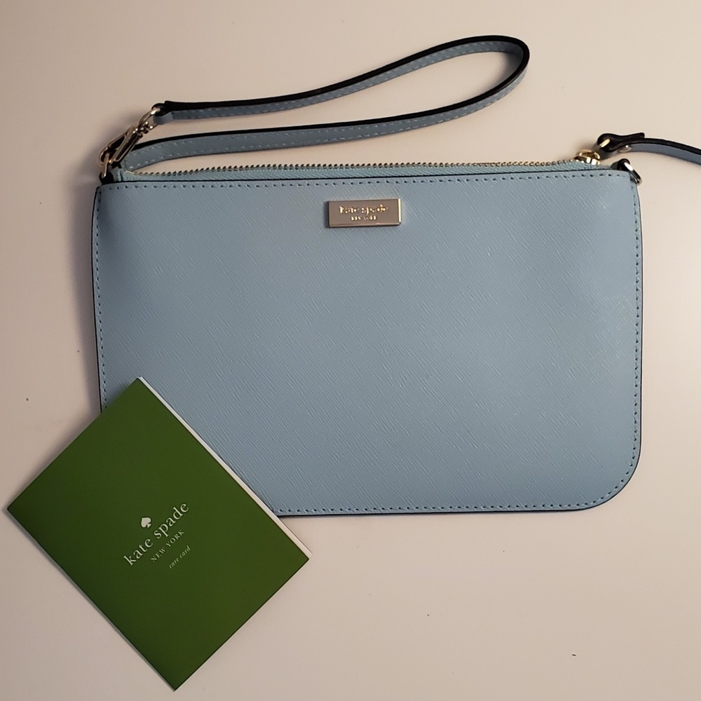 NEW Kate Spade Blue Wristlet